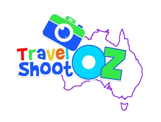 Travel Shoot Oz logo design by DreamLogoDesign