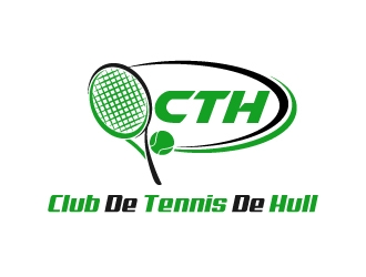Club de tennis de Hull (CTH) logo design by jaize