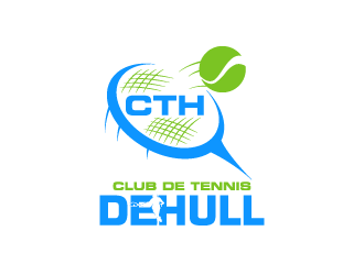 Club de tennis de Hull (CTH) logo design by torresace