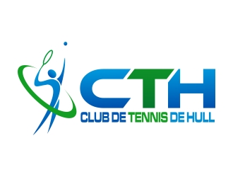 Club de tennis de Hull (CTH) logo design by xteel