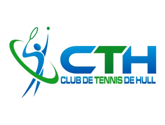 Club de tennis de Hull (CTH) logo design by xteel