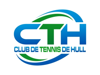 Club de tennis de Hull (CTH) logo design by xteel