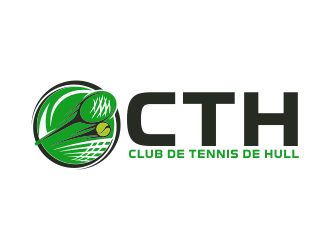 Club de tennis de Hull (CTH) logo design by akhi