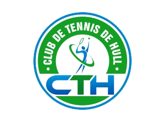 Club de tennis de Hull (CTH) logo design by xteel