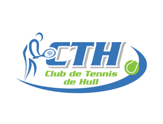 Club de tennis de Hull (CTH) logo design by ingepro