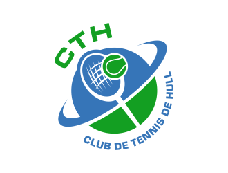 Club de tennis de Hull (CTH) logo design by ingepro