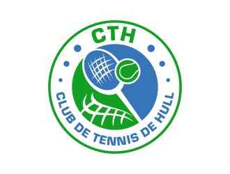 Club de tennis de Hull (CTH) logo design by ingepro