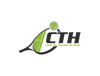 Club de tennis de Hull (CTH) logo design by kanal