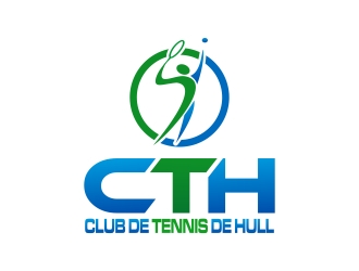Club de tennis de Hull (CTH) logo design by xteel