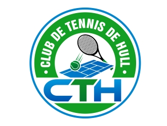 Club de tennis de Hull (CTH) logo design by xteel
