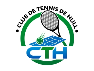 Club de tennis de Hull (CTH) logo design by xteel