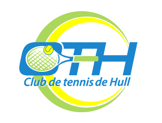 Club de tennis de Hull (CTH) logo design by dondeekenz