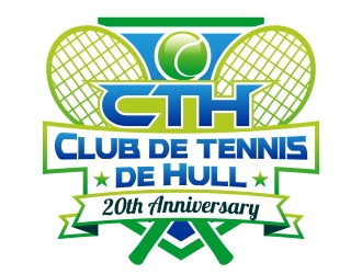 Club de tennis de Hull (CTH) logo design by totoy07