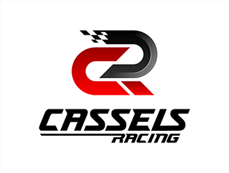 Cassels Racing logo design by hole
