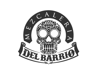 Del Barrio - mezcaleria logo design by dondeekenz