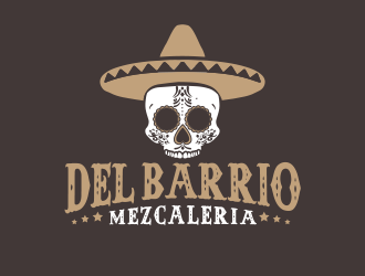 Del Barrio - mezcaleria logo design by BeDesign
