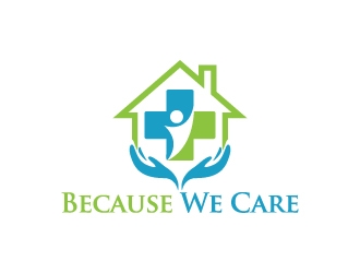 Because We Care logo design by J0s3Ph
