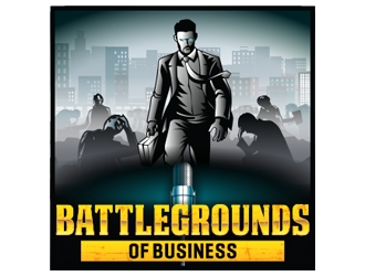 Battlegrounds of Business logo design by ZedArts