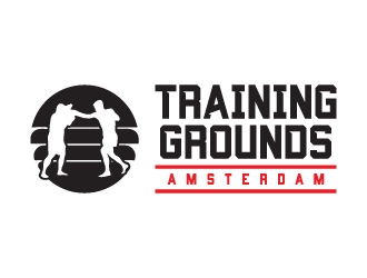 Training grounds Amsterdam logo design by kenartdesigns
