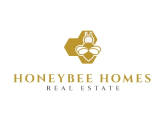 Honeybee Homes logo design by emberdezign