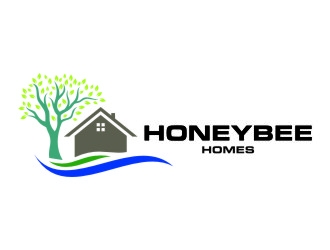 Honeybee Homes logo design by jetzu