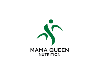 Mama Queen Nutrition logo design by EkoBooM