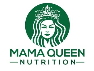 Mama Queen Nutrition logo design by shere