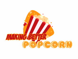 making better popcorn logo design by ROSHTEIN