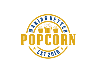 making better popcorn logo design by bricton