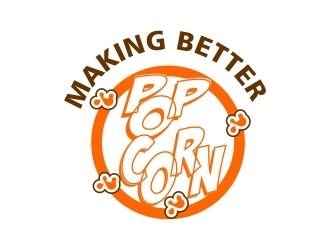making better popcorn logo design by mckris