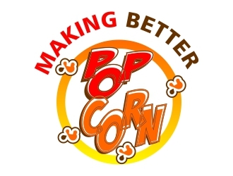 making better popcorn logo design by mckris