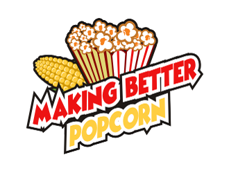 making better popcorn logo design by ullated