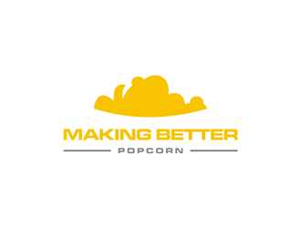 making better popcorn logo design by EkoBooM