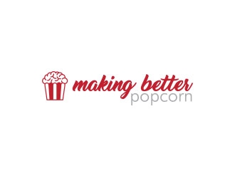 making better popcorn logo design by sarfaraz