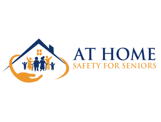 At Home Safety For Seniors logo design by aldesign