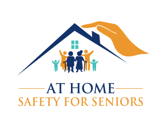 At Home Safety For Seniors logo design by aldesign