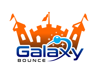 Galaxy Bounce logo design by AisRafa