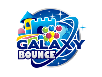 Galaxy Bounce logo design by haze
