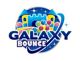 Galaxy Bounce logo design by haze