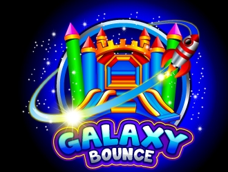 Galaxy Bounce logo design by uttam