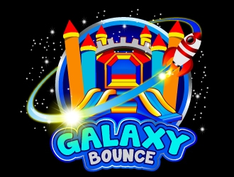 Galaxy Bounce logo design by uttam