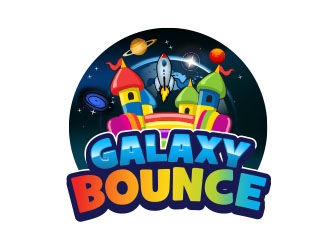 Galaxy Bounce logo design by Sorjen