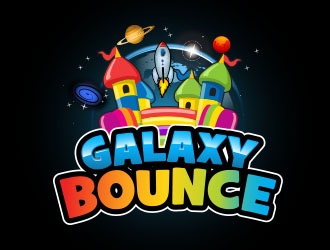 Galaxy Bounce logo design by Sorjen