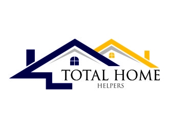 Total Home Helpers logo design by jetzu