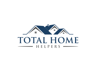 Total Home Helpers logo design by L E V A R