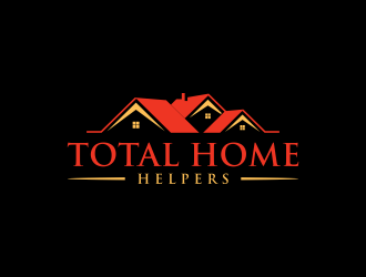 Total Home Helpers logo design by L E V A R
