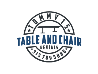 Tommy Ts Table and Chair Rentals logo design by bricton