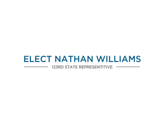 elect nathan williams 123rd state representitive logo design by afra_art