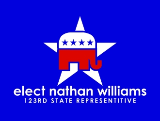 elect nathan williams 123rd state representitive logo design by uttam