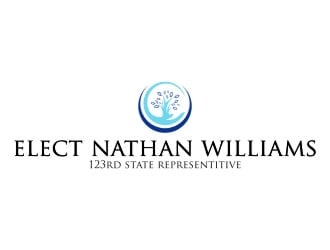 elect nathan williams 123rd state representitive logo design by jetzu